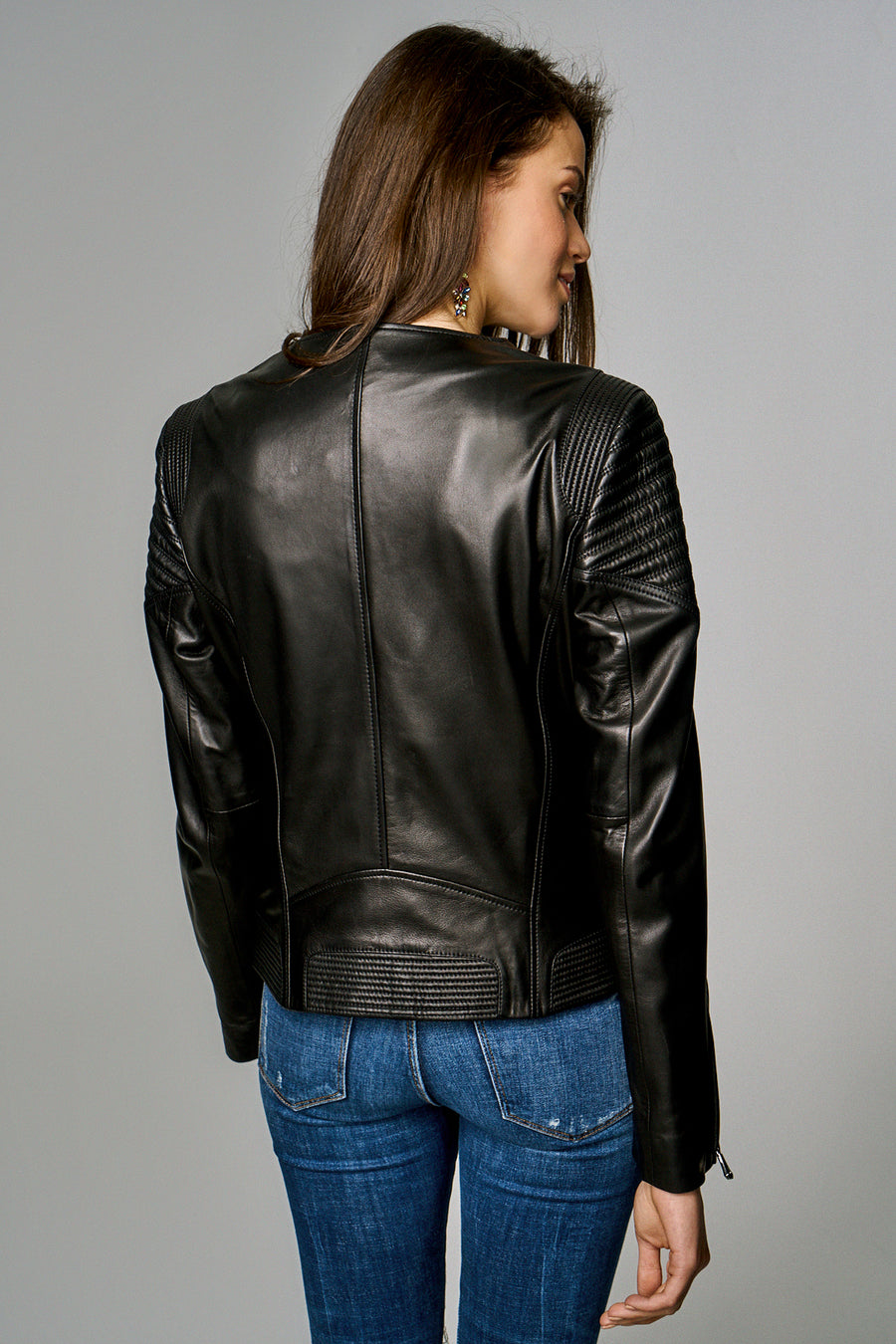 Roma Kadın Deri Ceket