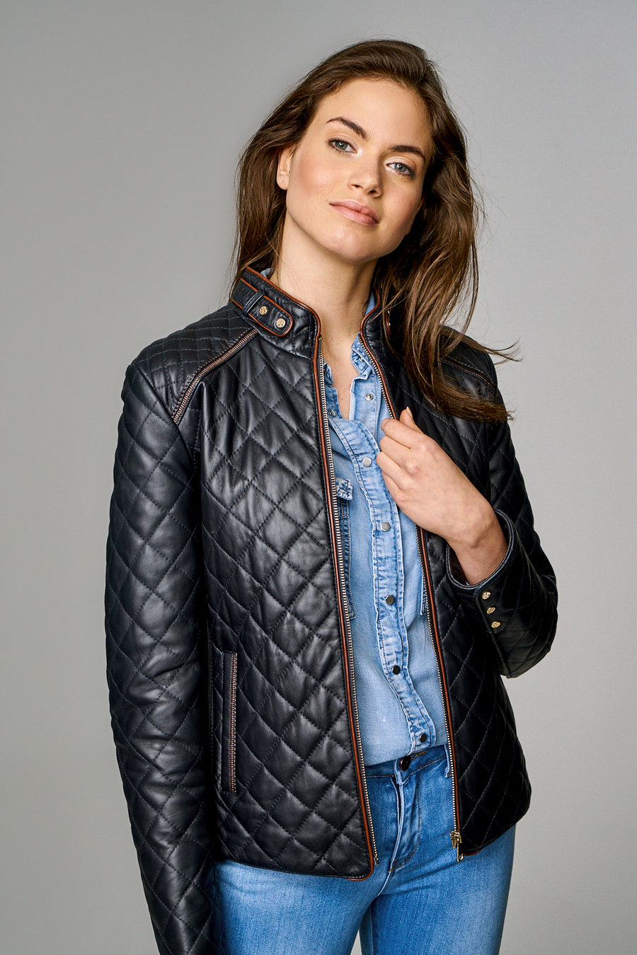 Sylvia Women's Leather Jacket