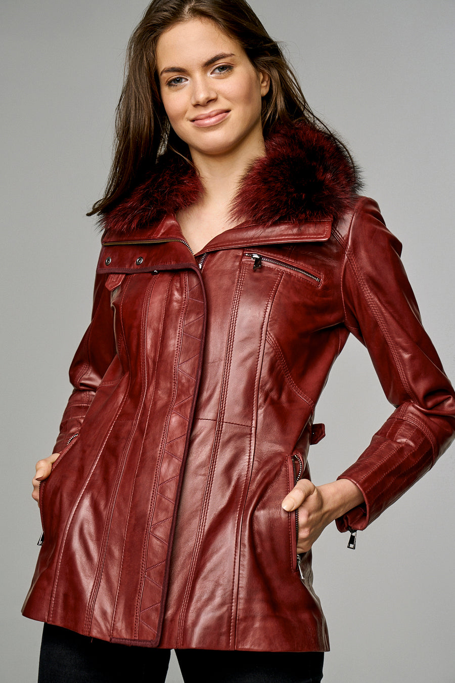 Emily Women's Leather Jacket