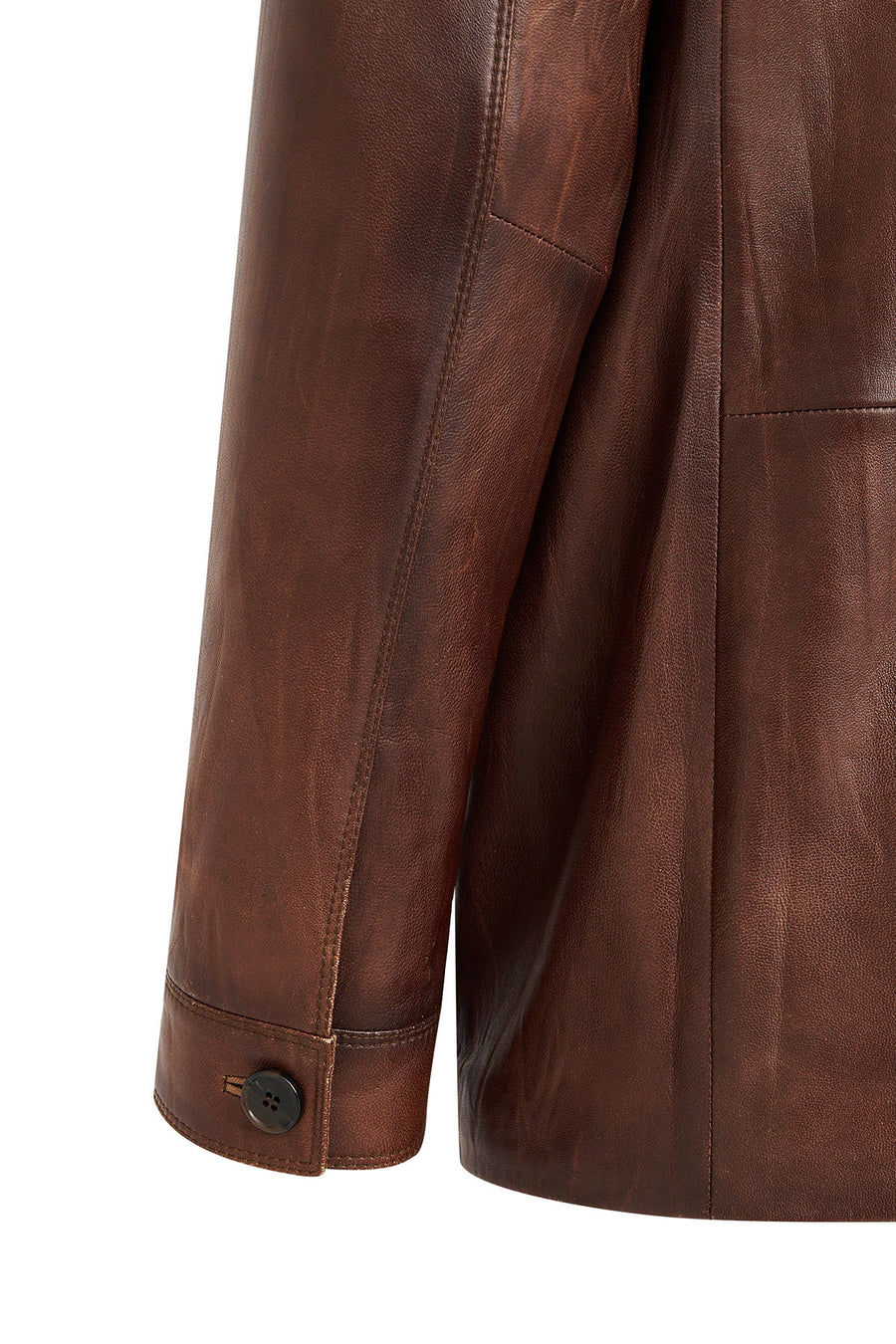 Kevin Men's Camel Blazer Leather Jacket