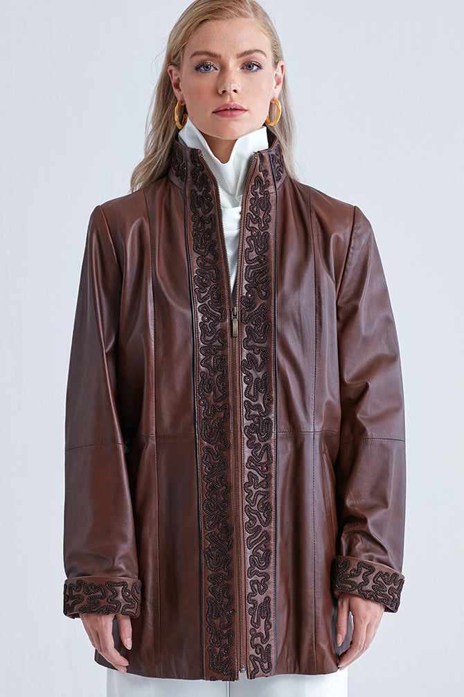 Brunella Women's Leather Jacket