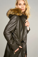 Whitney Women's Leather Jacket | Derimod