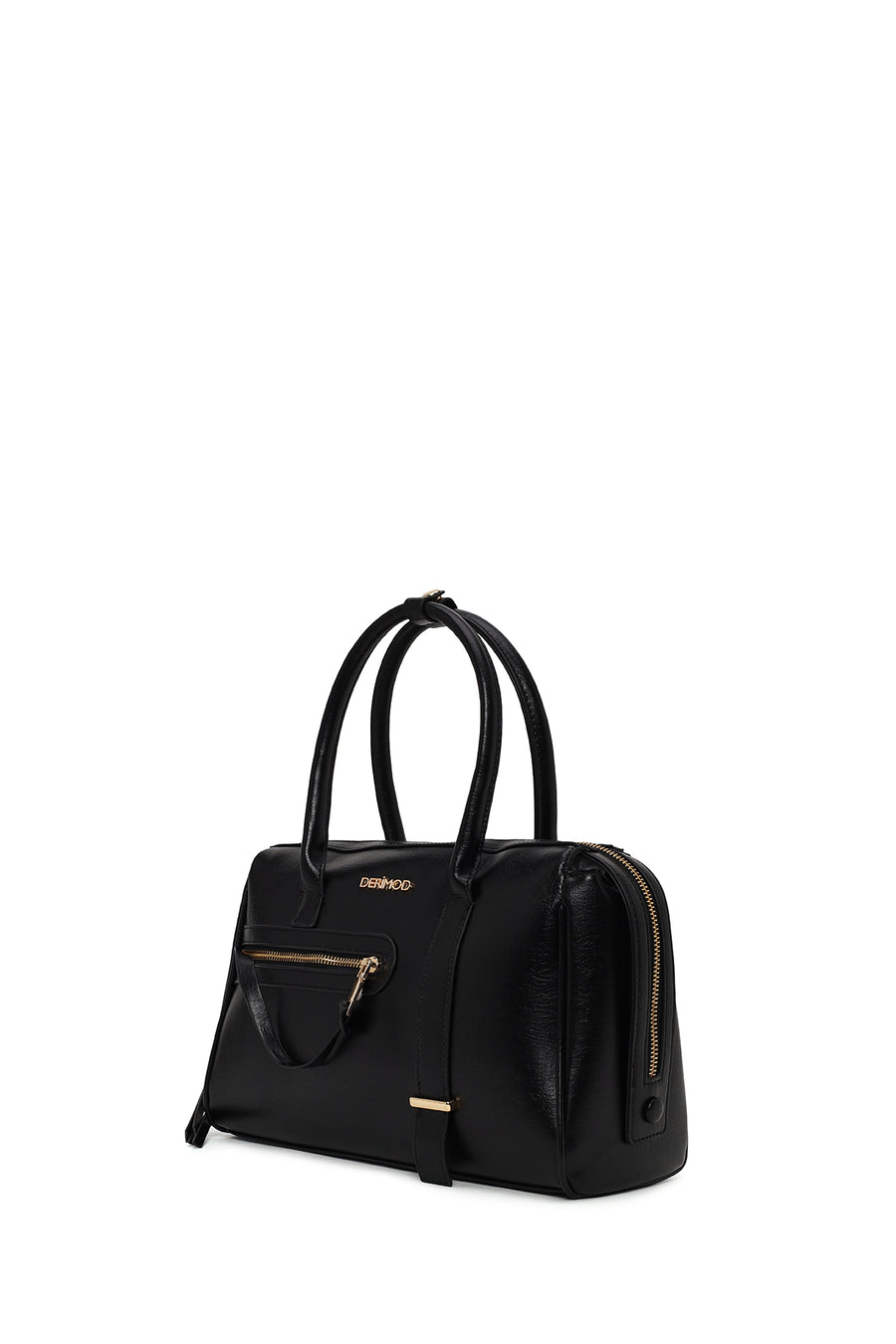Woman Black Long-Strap Shoulder Bag