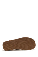 Women's Tan Thick Soled Sandals | Derimod