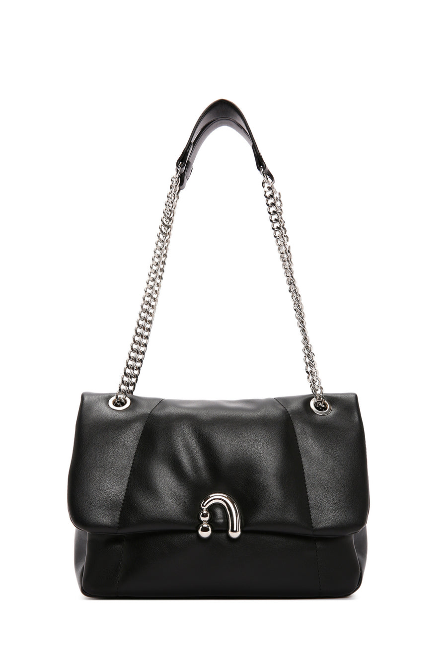 Women's Black Long Strap Shoulder Bag