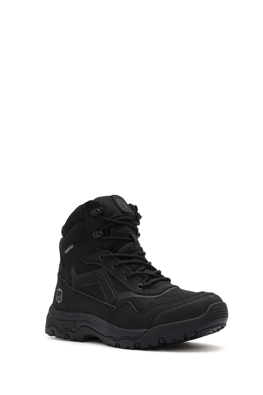 Derimod Dry Men's Black Lace-Up Waterproof Outdoor Boots