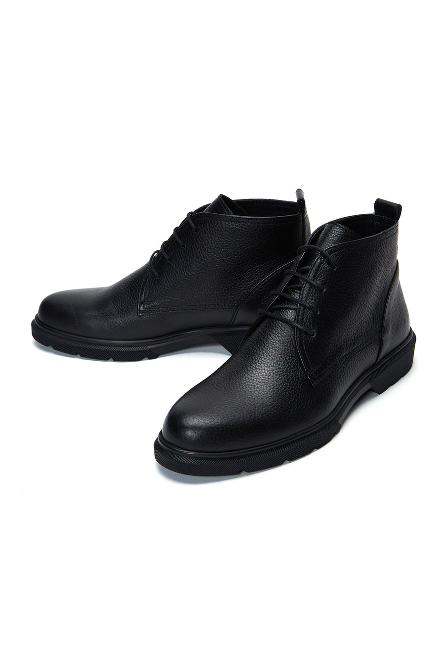 Men's Black Leather Classic Boots
