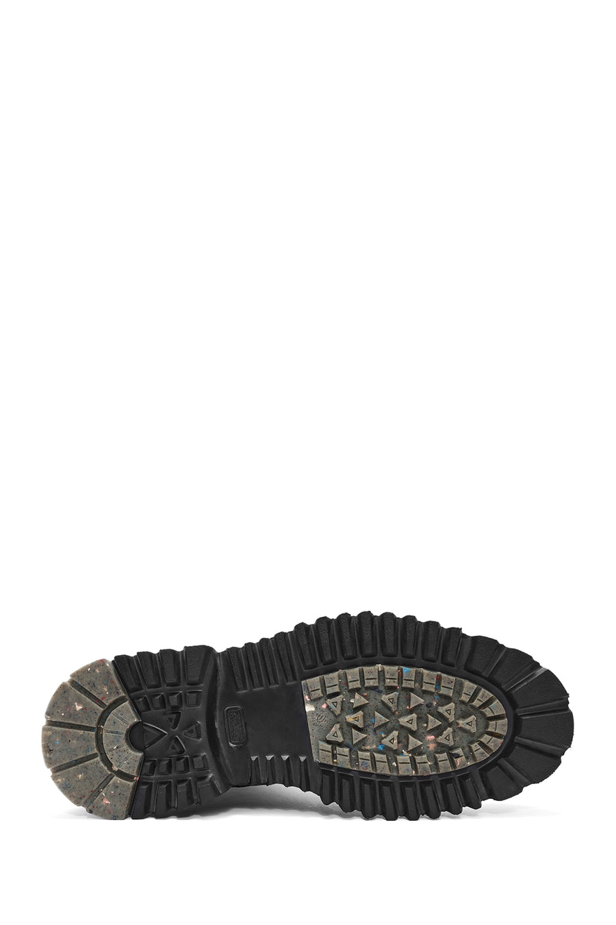 Men's Black Zippered Leather Combat Boots