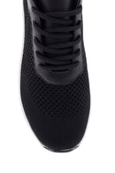 Women's Black Thick Soled Fabric Sneaker | Derimod