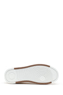 Male White Lace-up Leather Sneaker | Derimod