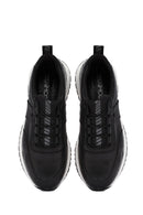 Men's Black Lace-up Leather Sneaker | Derimod