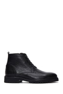 Men's Black Leather Classic Boots | Derimod