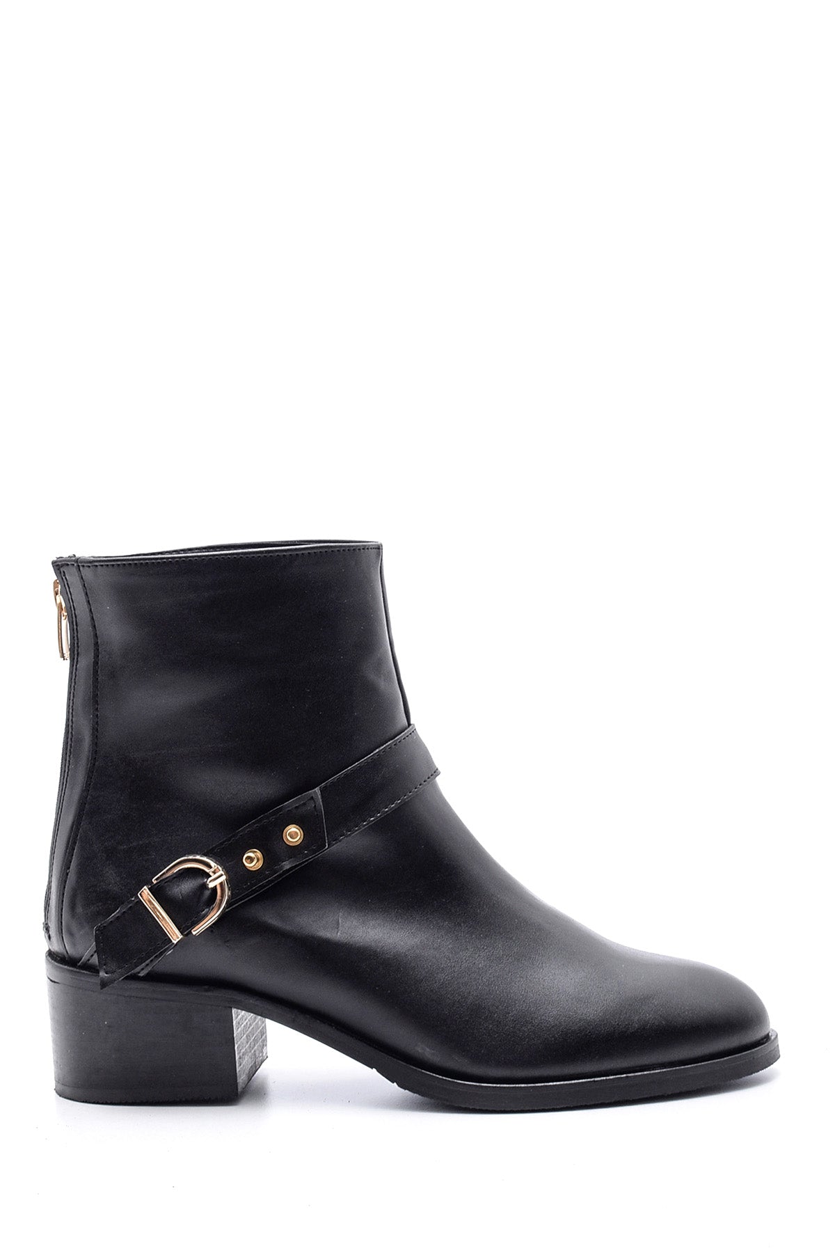 Women's Buckle Detailed Boots 19WFE154518 | Derimod