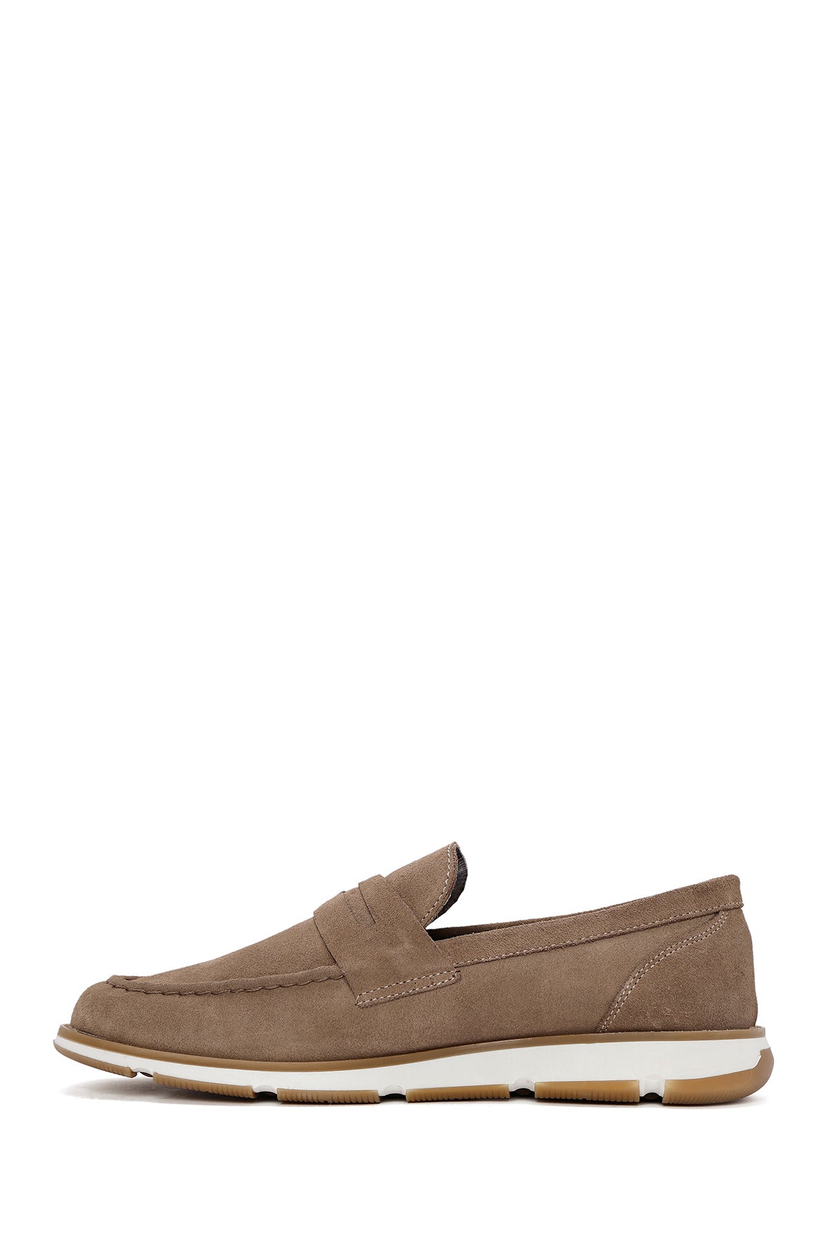 Erkek Vizon Süet Deri Casual Loafer