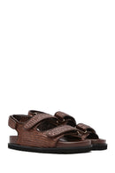 Women's Brown Strappy Sandals | Derimod