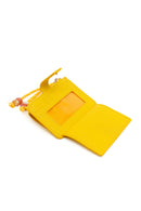 Woman Yellow Charm Card Holder | Derimod