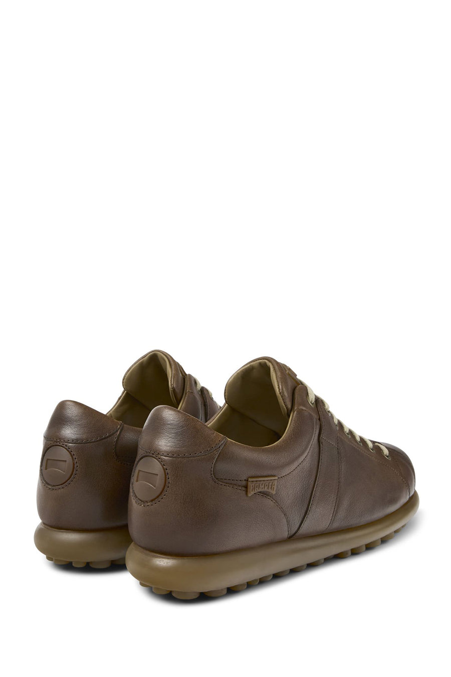 Camper Men's Brown Pelotas Ariel Leather Sneaker