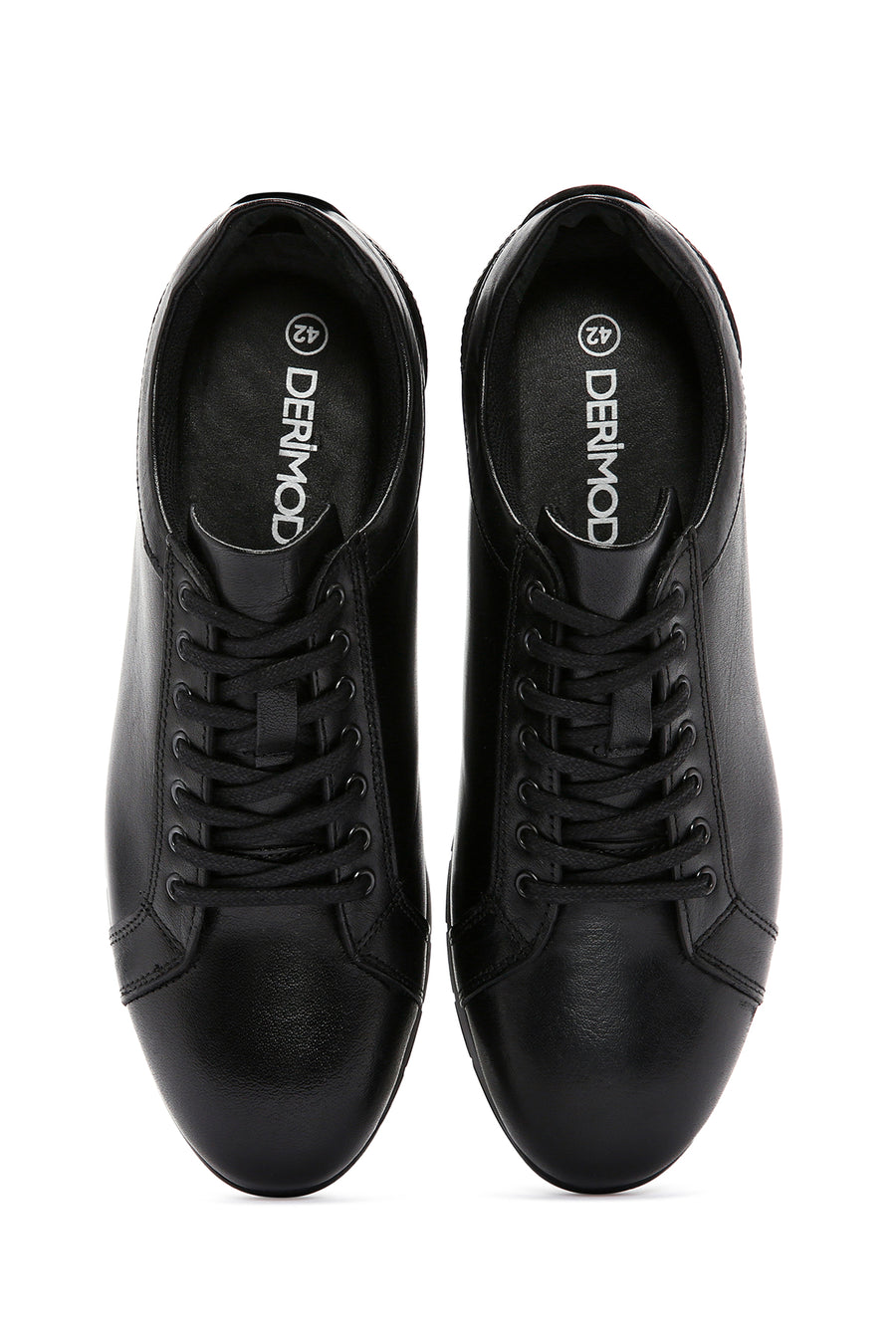 Men's Black Leather Casual Shoes