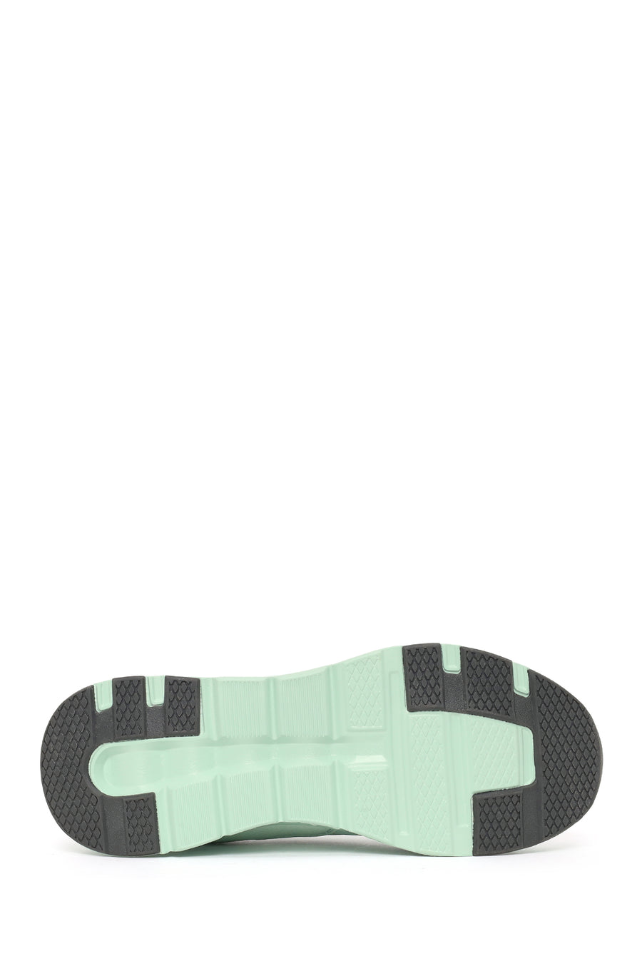 Derimod Zero Woman Green Thick-Soled Lace-Up Fabric Sneakers