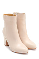 Women's Leather Heeled Boots | Derimod