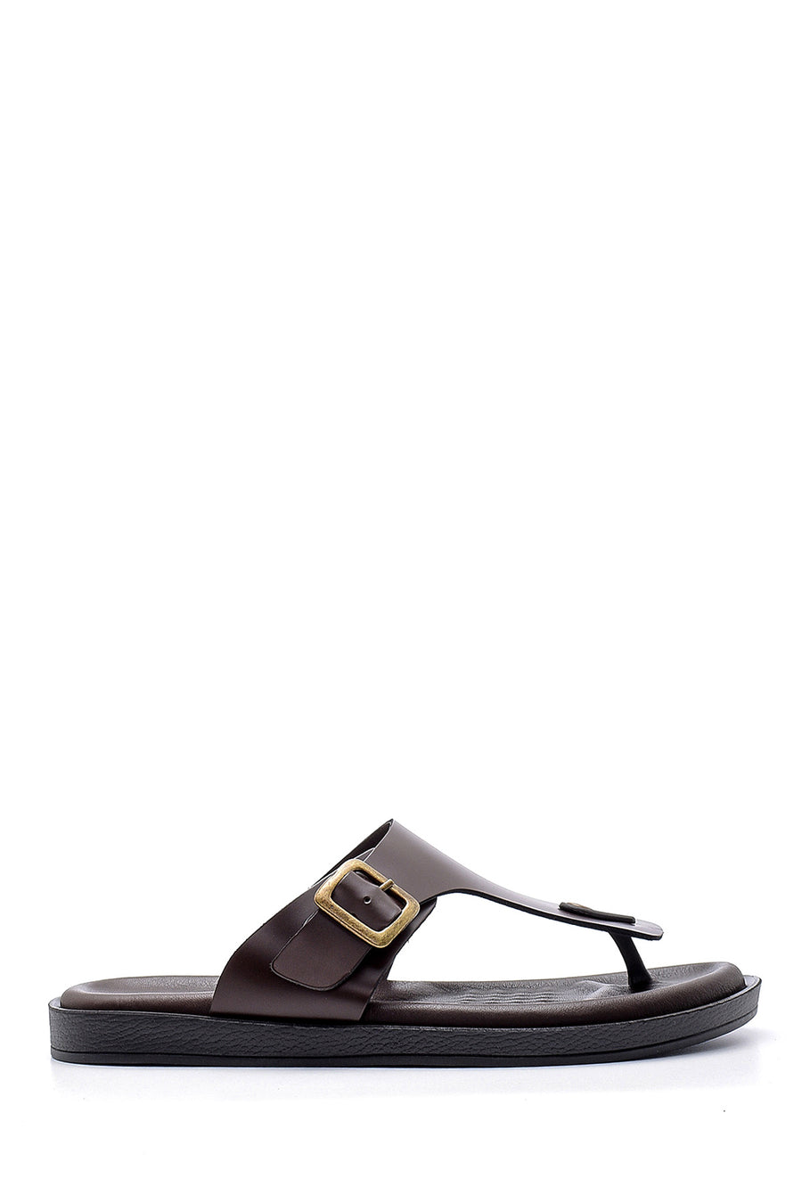 Men's Leather Slippers 20SFD328018 | Derimod