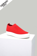 Red Fabric Women's Shoes | Derimod