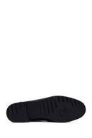 Kadın Siyah Tokalı Maskülen Deri Loafer | Derimod