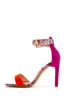 Women's Pink High Heel Sandals | Derimod