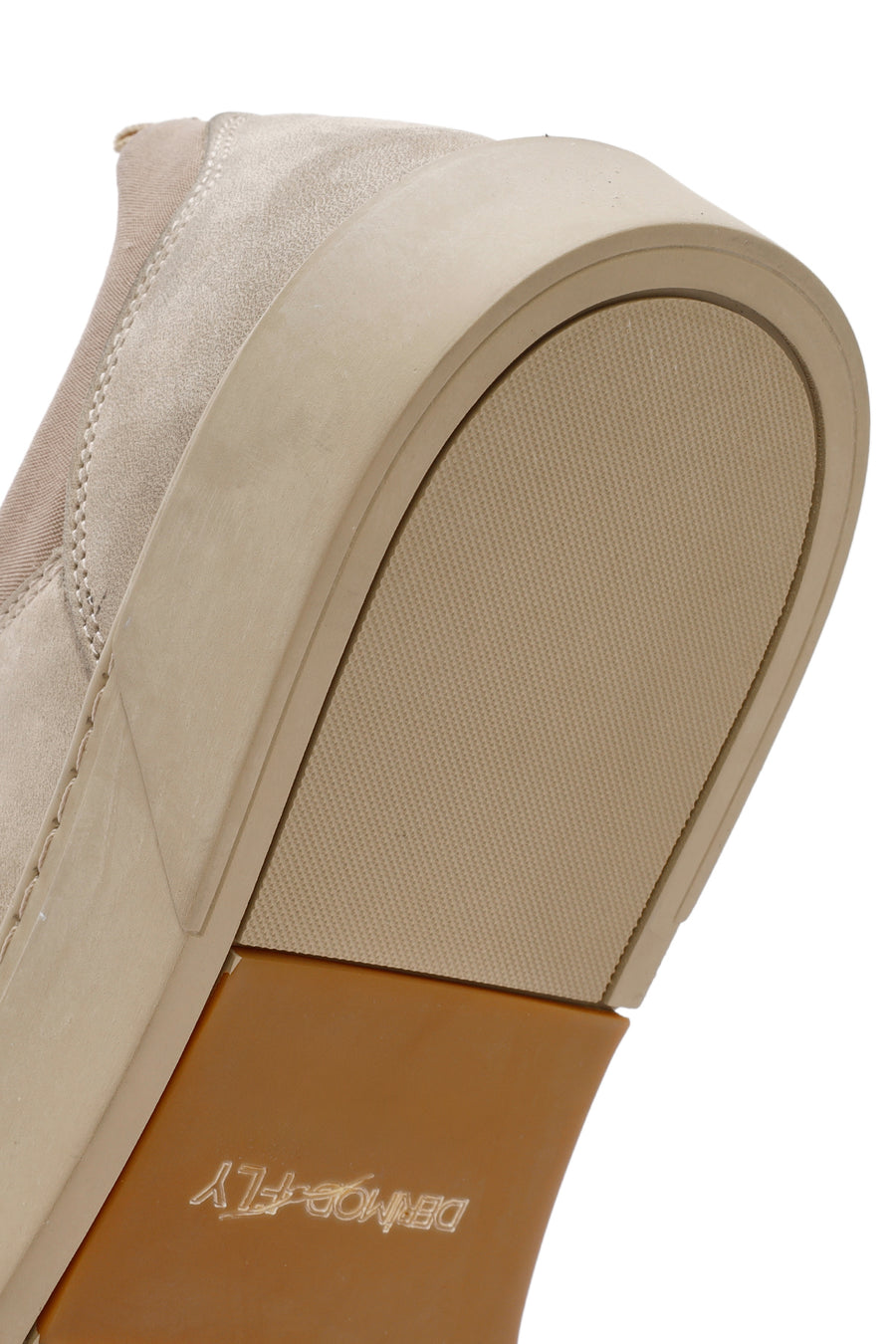 Men's Beige Lace-up Leather Sneaker