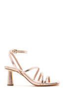 Women's Rose Gold Heeled Sandals | Derimod