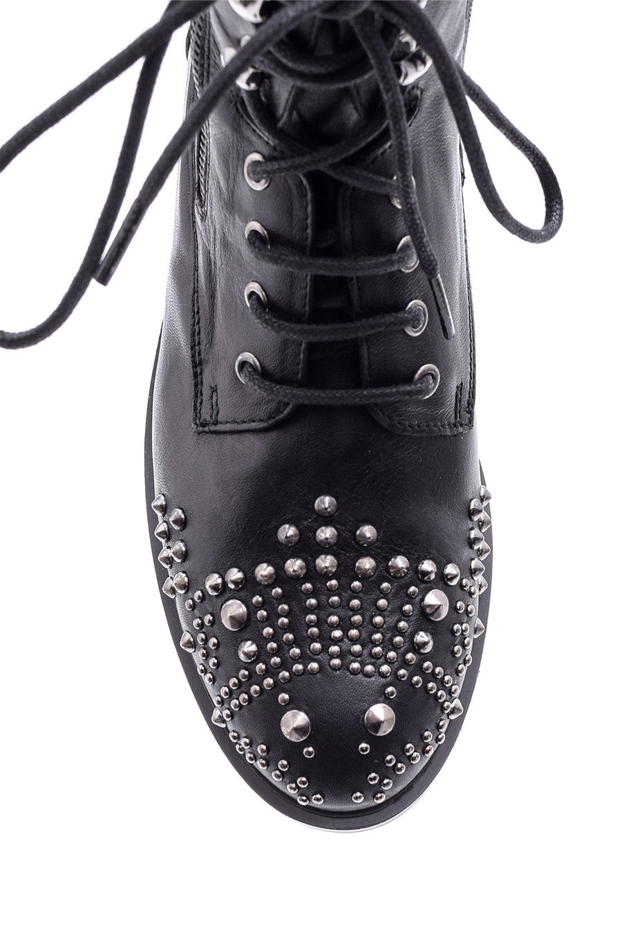 Women's Studded Detailed Leather Boots