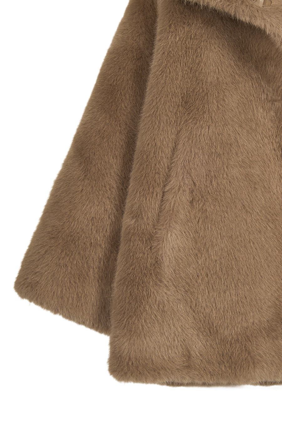 Ampezzo Woman Beige Short Teddy Coats