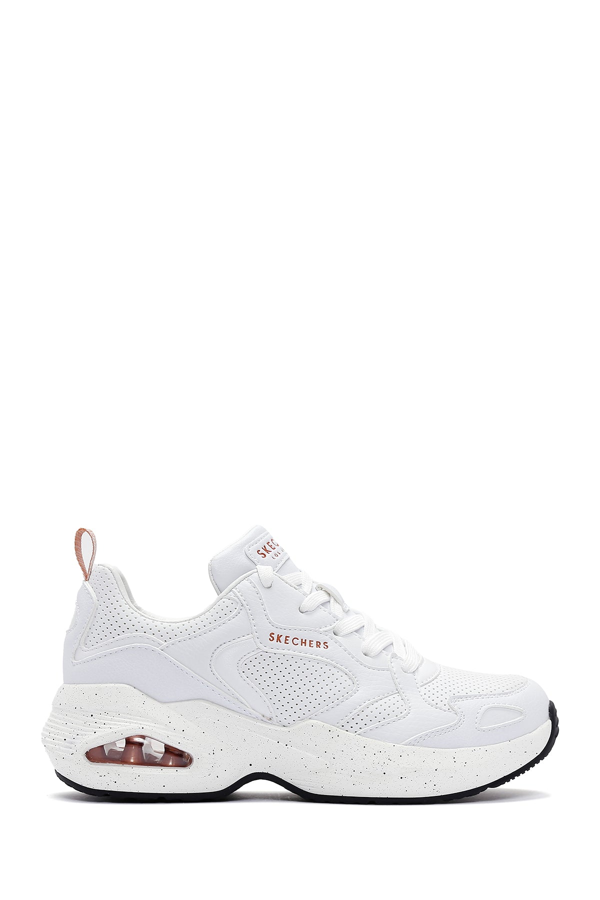 Skechers Women's White Out Street Fun Thick Soled Sneaker 177052 WHT | Derimod