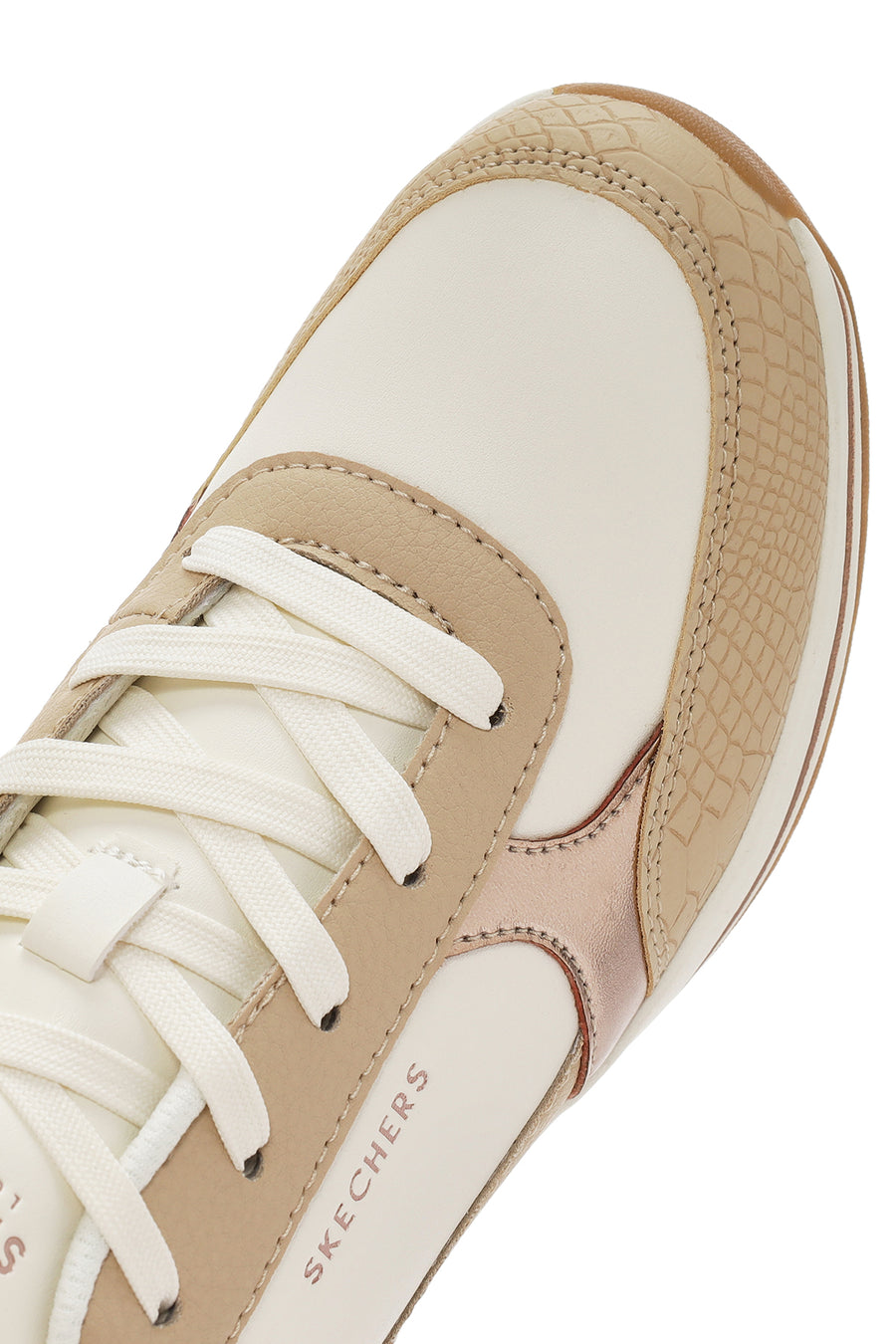 Skechers Kadın Beyaz Billion 2 - Fine Shine Bağcıklı Spor Sneaker