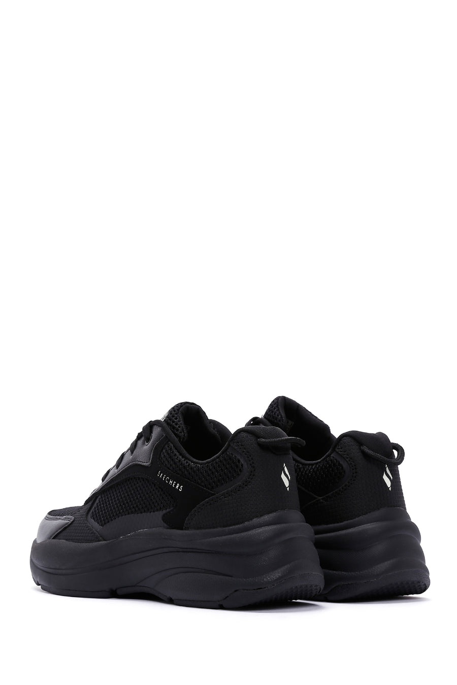 Skechers Kadın Siyah Street Twisterz - Lighten Up Kalın Tabanlı Sneaker