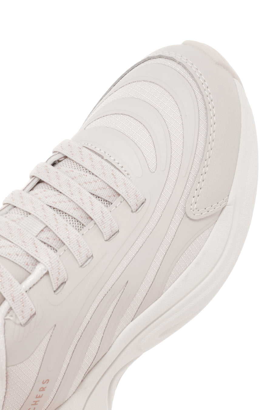 Skechers Kadın Bej Hazel - Step N Flow Bağcıklı Spor Sneaker