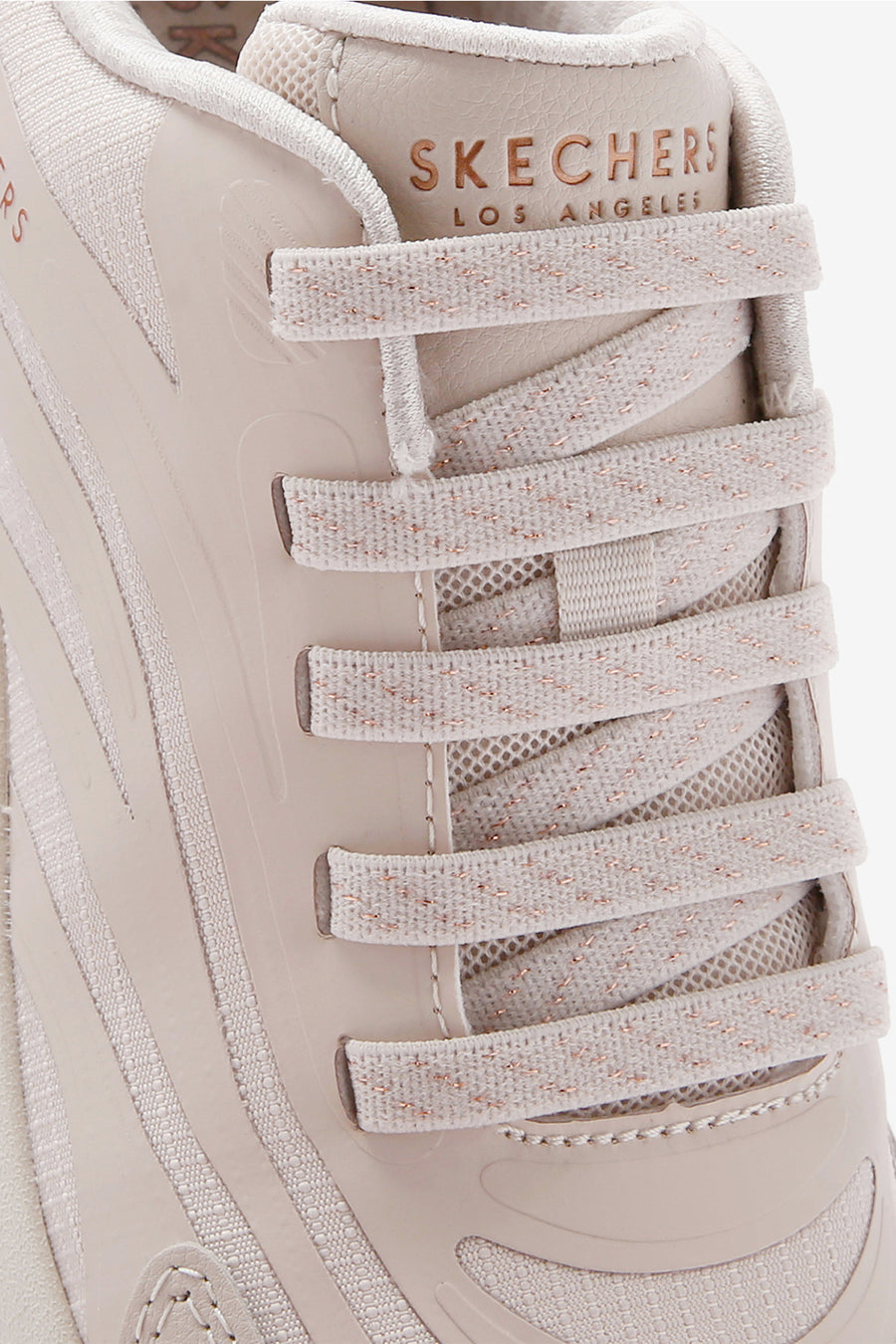 Skechers Kadın Bej Hazel - Step N Flow Bağcıklı Spor Sneaker
