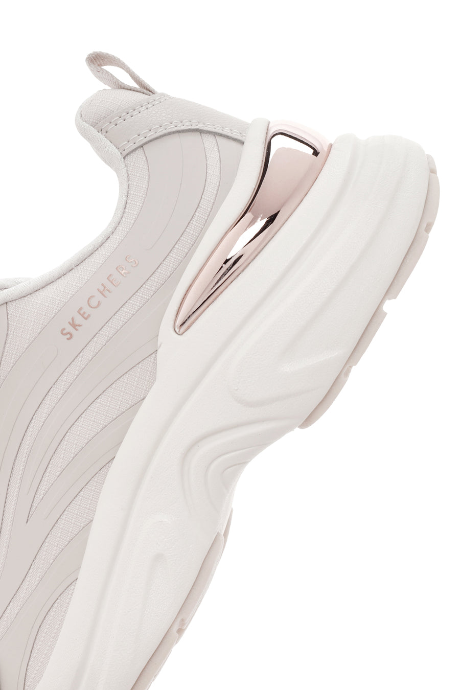 Skechers Kadın Bej Hazel - Step N Flow Bağcıklı Spor Sneaker