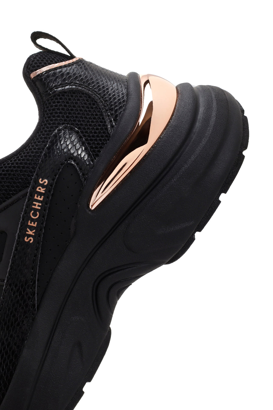 Skechers Kadın Siyah Hazel - Faye Kalın Tabanlı Sneaker