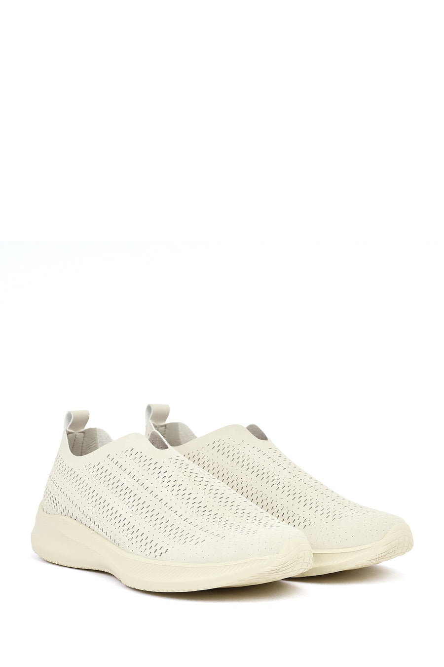 Women's Cream Suede Comfort Shoes
