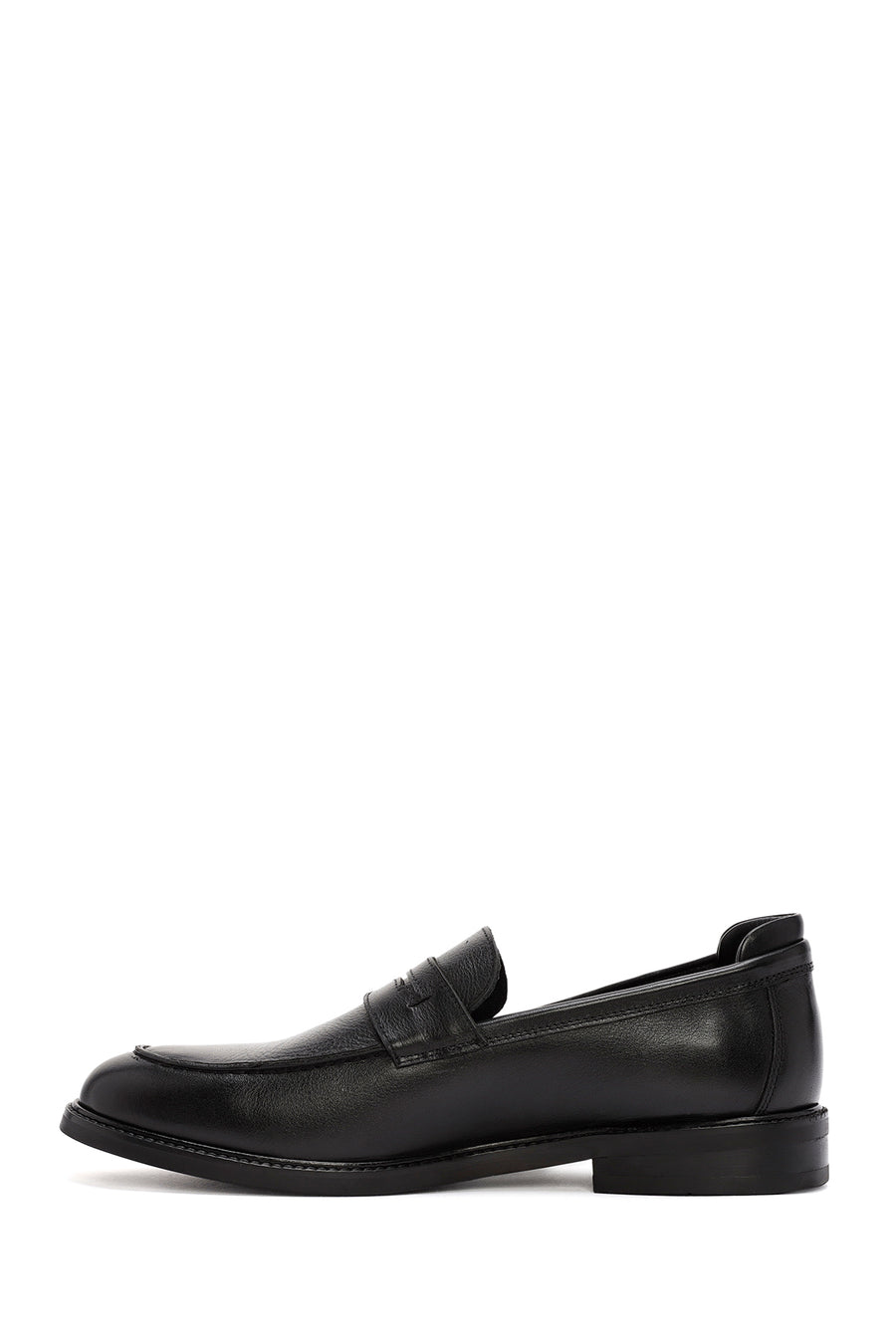 Men's Black Leather Classic Loafer