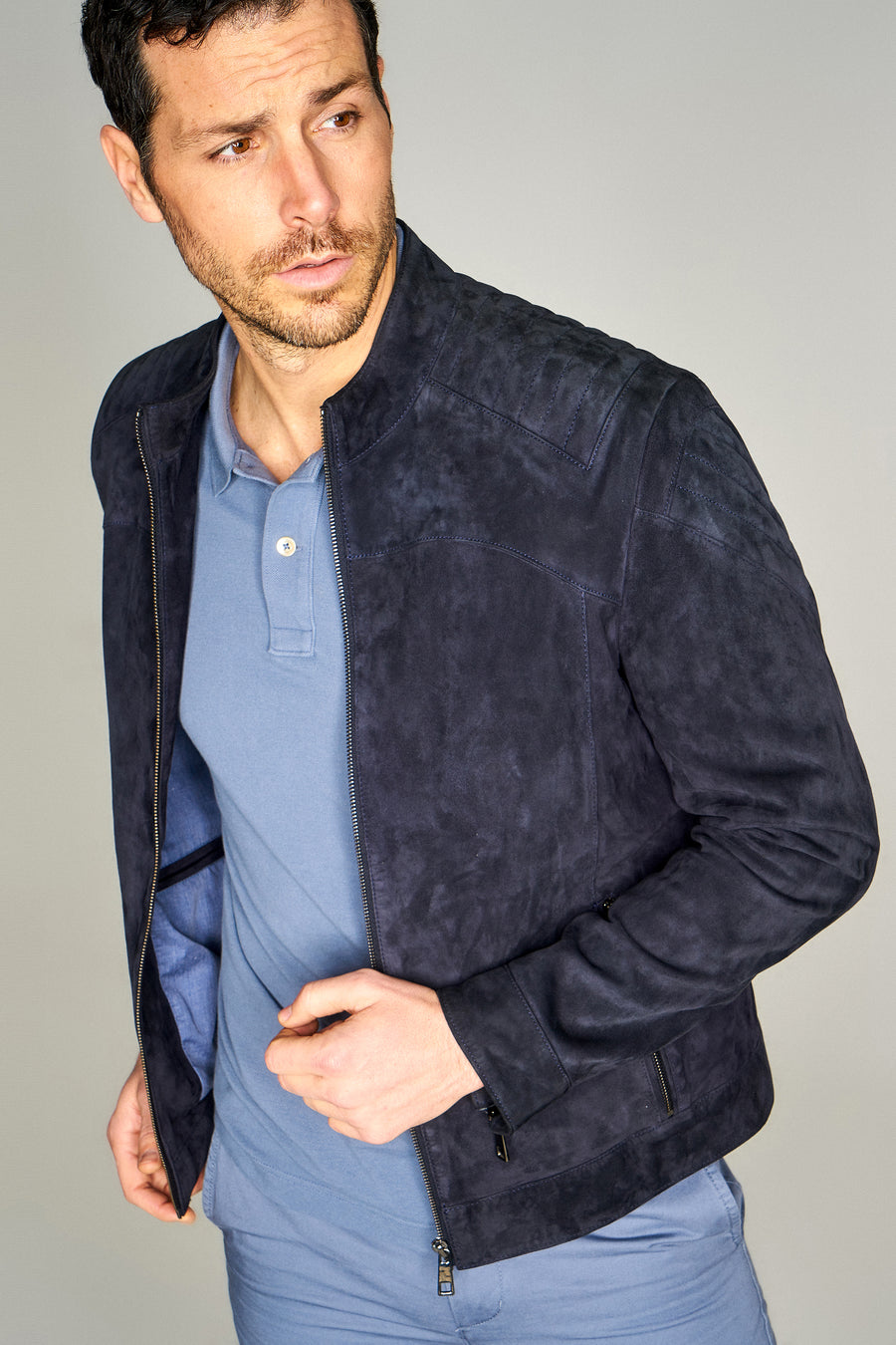 Ryan Men's Leather Jacket 17SGD624310 | Derimod