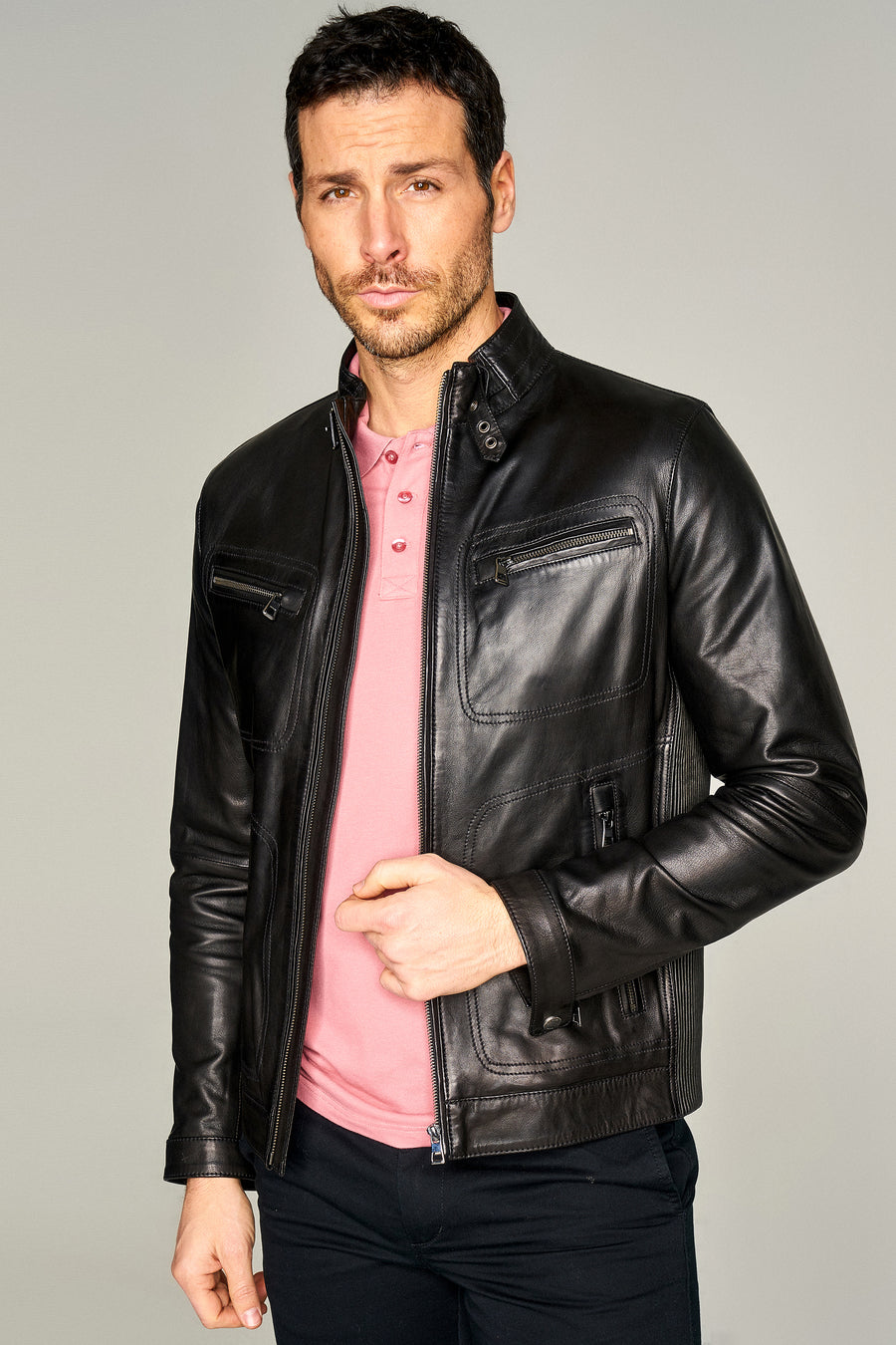 Derek Erkek Deri Ceket 17SGD6245U4 | Derimod