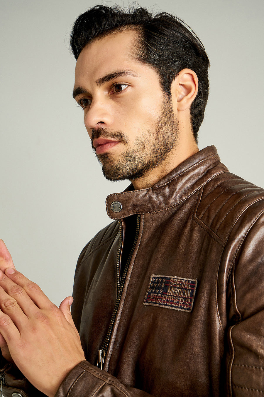 Off Limits Men's Leather Jacket