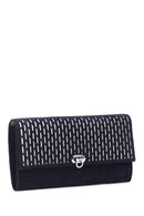 Kadın Lacivert Deri Portföy | Derimod