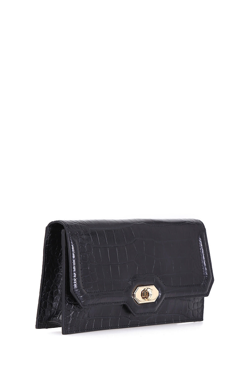 Croco Women's Leather Bag