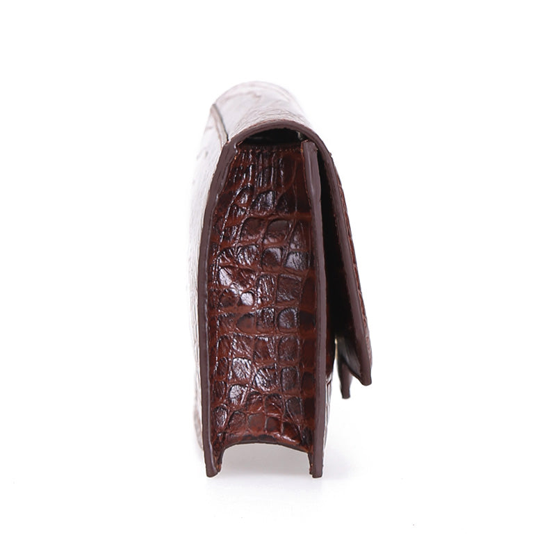 Croco Tan Women's Leather Bag