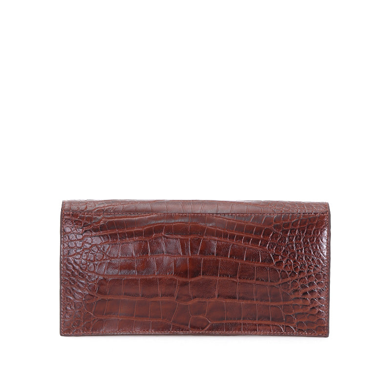 Croco Tan Women's Leather Bag