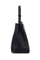 Kadın Siyah Suni Deri Omuz Çantası | Derimod