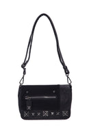 Kadın Siyah Suni Deri Çapraz Çanta | Derimod